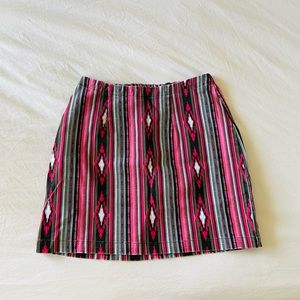 Rock&Roll Cowgirl Western Printed Skirt